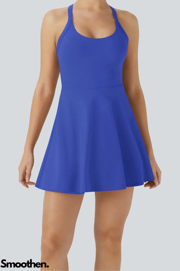 Sukienka Light&amp;Active + dopasowane, wbudowane spodenki | Royal Blue
